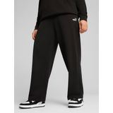 PUMA - Rechte Pijpen Broek - Zwart - Sweatstof - Comfortabele Pasvorm