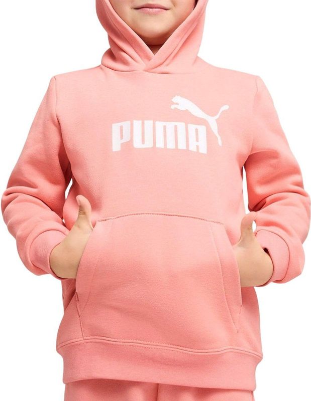 PUMA - Hoodie - Grijs - Fleece - Capuchon - Kangoeroezak
