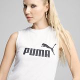 PUMA ESS No. 1 Logo slanke tanktop voor Dames, Wit, Maat XXS