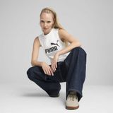 PUMA ESS No. 1 Logo slanke tanktop voor Dames, Wit, Maat XXS