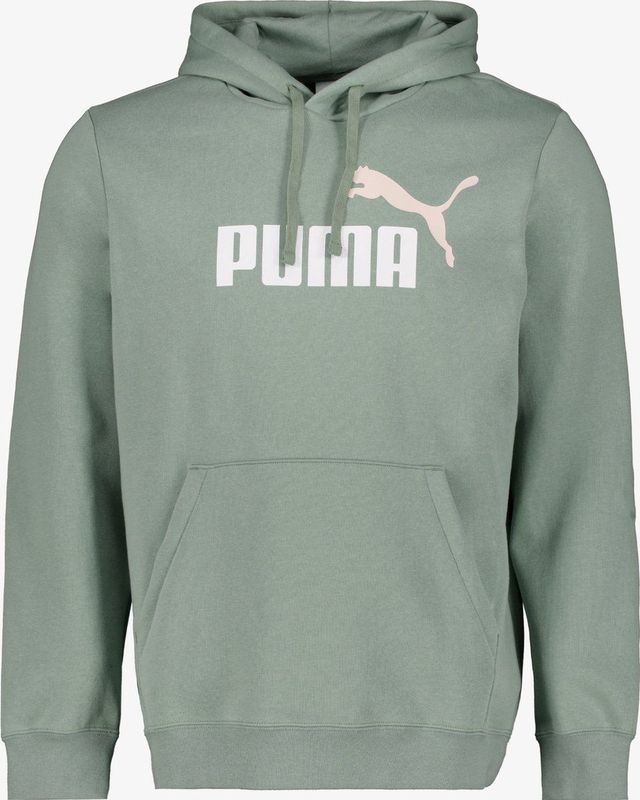 Puma - Essentials Logo Hoodie - Grijs - Gerecycled Materiaal