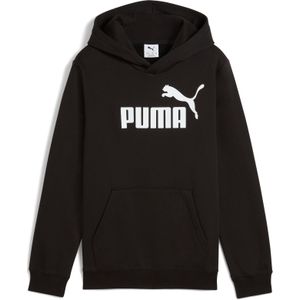 Puma - Essentials Logo Hoodie - Blauw - Katoen/Gerecycled Polyester