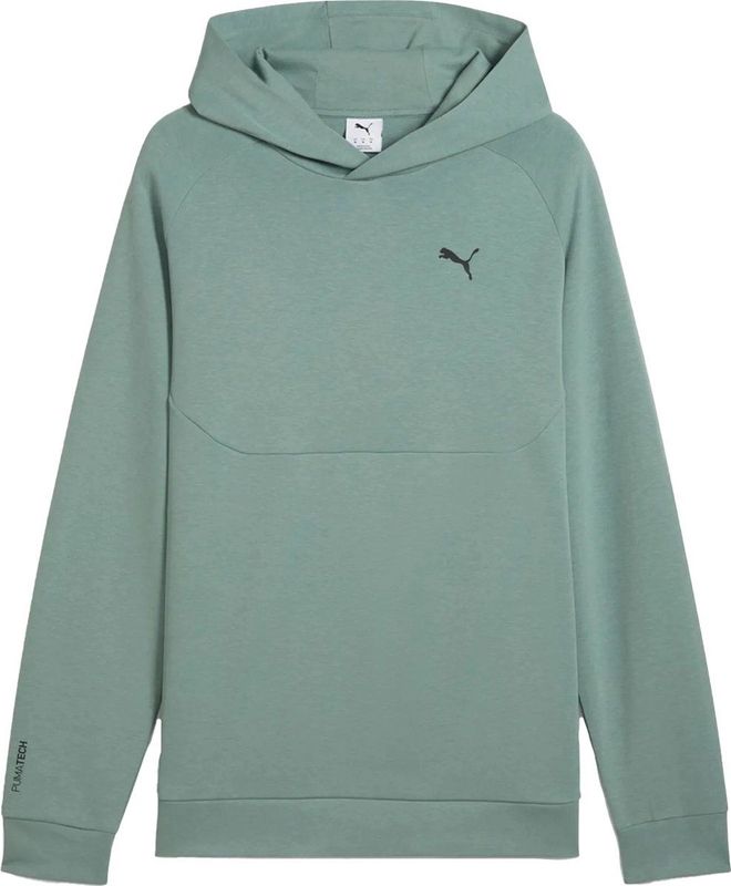 Puma - Tech Dk - Hoodie - Donkergrijs - Katoen