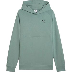 PUMA - TECH HOODIE - Pullover - Green Moon - Katoen 82%