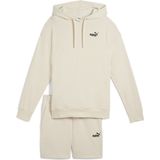 PUMA - Short Hooded Relaxed Sweat Suit - Dames Trainingspak - Alpine Snow