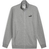 PUMA - No. 1-logo Trainingsjack - Grijs - Gerecycled Katoen - Normale Pasvorm