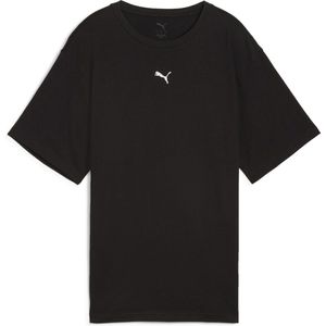 PUMA ESS Relaxed T-shirt voor Dames, Zwart, Maat XXS