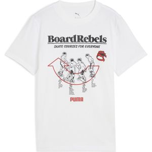 PUMA - T-shirt - Zwart - Katoen - PUMA No.1-logo