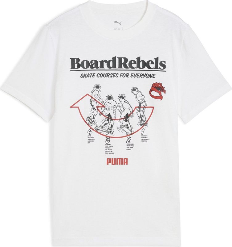 PUMA T-shirt - Groen - 100% Gerecycled Katoen - Normale Pasvorm