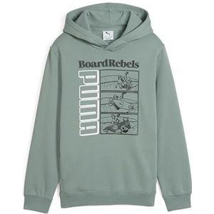 Puma - Mid90S Hoodie - Groen - Katoen