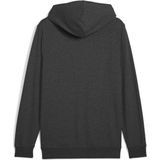 Hoodie - Dark Gray Heather - Met Capuchon - Logoprint - Lange Mouwen