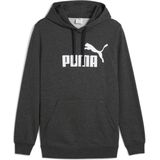 Kleur - Hoodie - Dark Gray Heather - Met Capuchon - Logoprint - Kangoeroezak