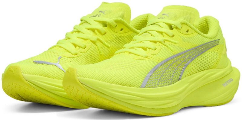 Puma - Deviate Nitro 3 - Hardloopschoenen - Zwart - Gerecycled Materiaal