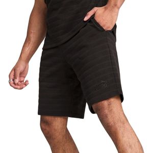 Puma - Essentials Elevated Structured Shorts - Zwart - Katoen - Gerecycled Polyester