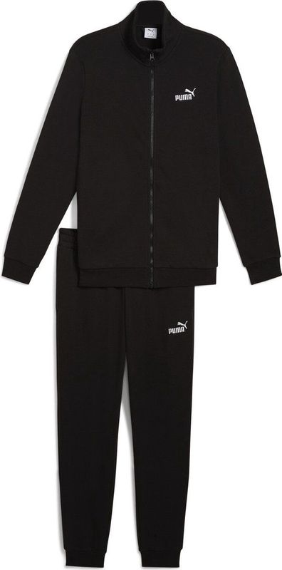 Puma Essentials Jogginganzug Herren | Mit Plain | Black | Größe: L