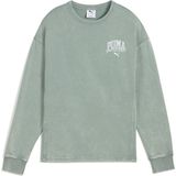 PUMA - Crewneck - Katoen/Gerecycled Polyester - Grijs