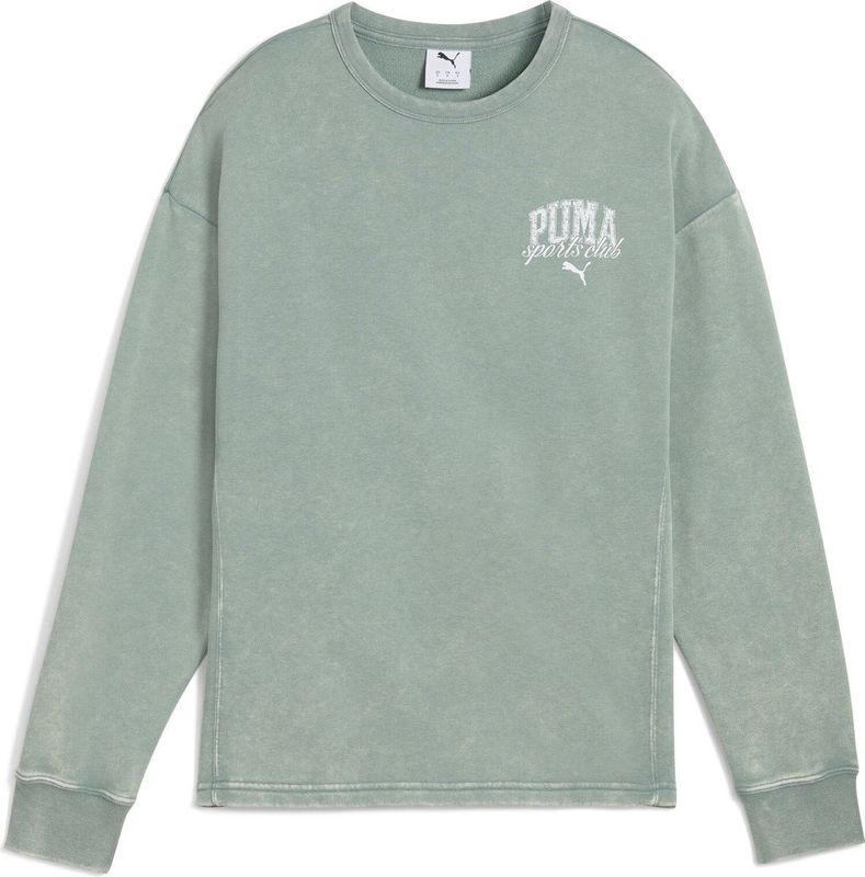 PUMA - Crewneck - Katoen/Gerecycled Polyester - Grijs