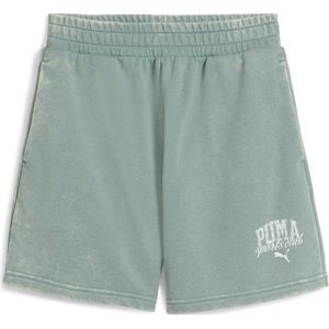 PUMA - CLASS Washed Shorts - Sportbroek - Green Moon - Gerecycled Materiaal