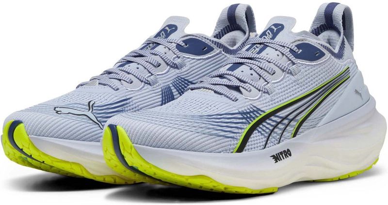 Puma ForeverRun Nitro 2 Stabilitätsschuh Herren - Blau, Gelb, Größe 46