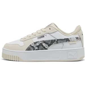 PUMA Carina Street Sneakers - PUMA White-PUMA Black-Alpine Snow