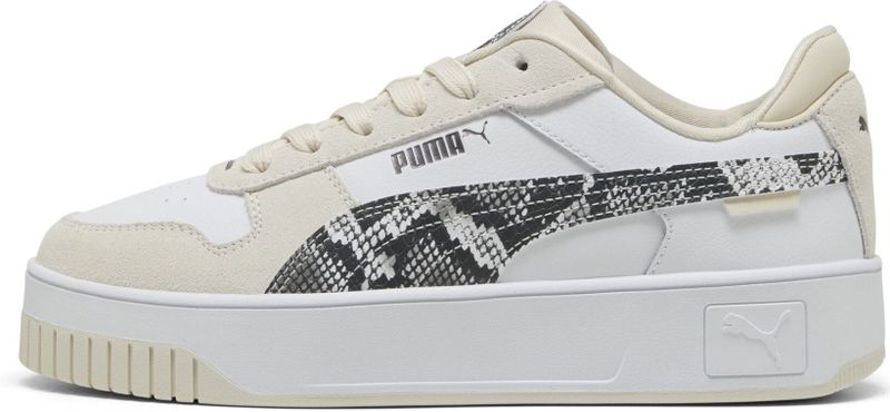 PUMA Carina Street Sneakers - PUMA White-PUMA Black-Alpine Snow