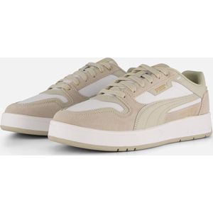 PUMA Baskets Court Classic Street SD - White - Desert Dust Gold