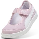 PUMA Courtflex v3 Lina V sneakers voor Dames, Roze/Wit, Maat 27,5