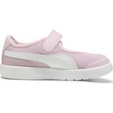 PUMA Courtflex v3 Lina V sneakers voor Dames, Roze/Wit, Maat 27,5