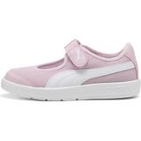 PUMA Courtflex v3 Lina V sneakers voor Dames, Roze/Wit, Maat 27,5