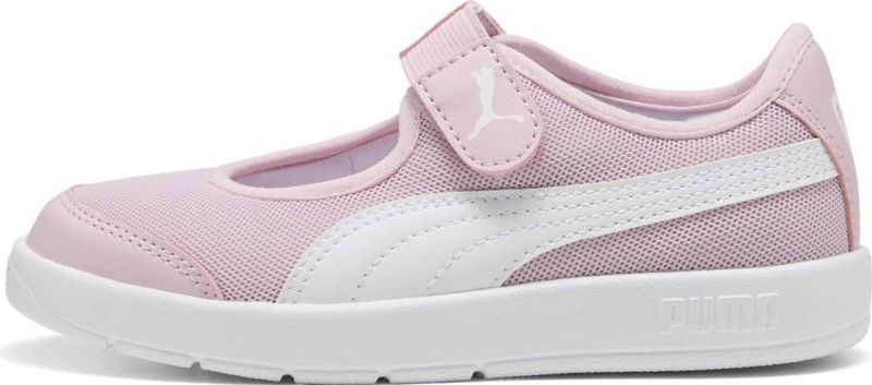 PUMA Courtflex v3 Lina V sneakers voor Dames, Roze/Wit, Maat 27,5