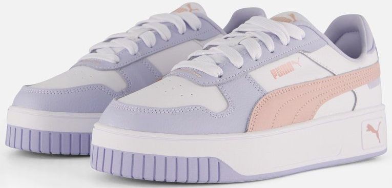 Sneakers - Carina - Wit - Leer - Plateau