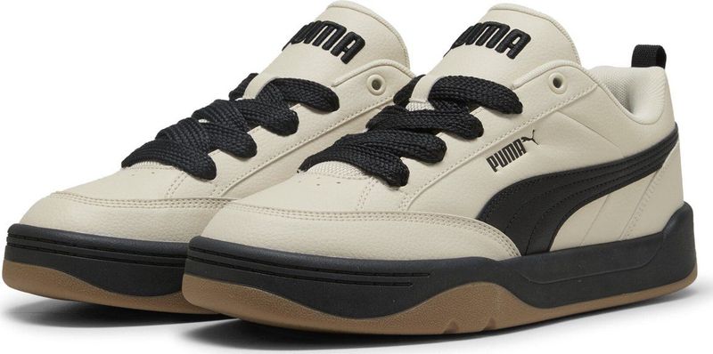 PUMA Park Lifestyle Sneakers - Alpine Snow - Synthetisch Bovenwerk - Rubberen Zool