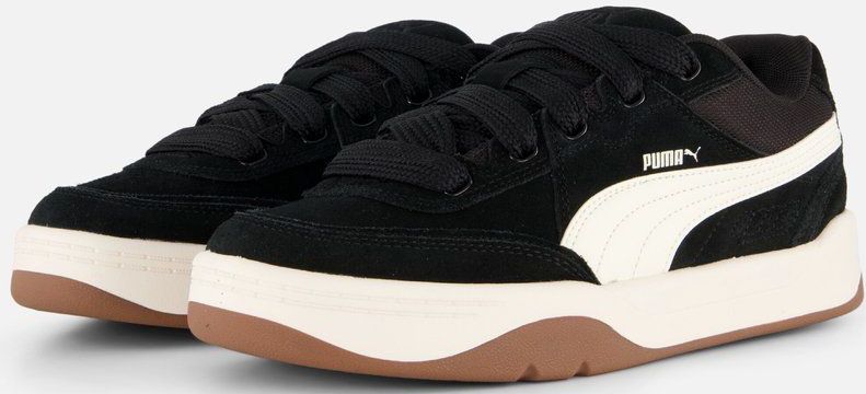 Puma - Park Lifestyle Sk8 SD Sneakers - Zwart - Off White - Suède - Synthetisch Materiaal - Textiel - Rubber
