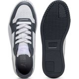 PUMA Carina Street Sneakers - PUMA White-Lilac Frost-Galactic Gray - Leer