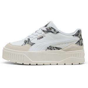 PUMA - Karmen II Idol Snake Chic Sneakers - Wit - Synthetisch Bovenwerk