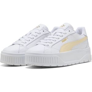PUMA - Karmen II - Sneakers - PUMA White / Creamy Vanilla - 53% Runderleer, 45% Synthetisch