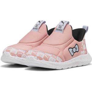 PUMA Fun Racer 2 Sliptech Hk&fr Inf Sneaker voor babymeisjes, Roze Fruit Cool Weather PUMA Zwart, 4.5 UK Child