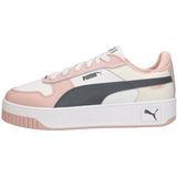 PUMA Carina Street Sneakers - PUMA White-Strong Gray-Rose Quartz - Leer