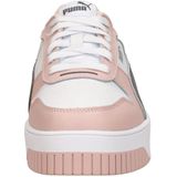 PUMA Carina Street Sneakers - PUMA White-Strong Gray-Rose Quartz - Leer