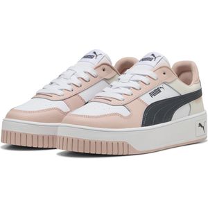 PUMA Carina Street Sneakers - PUMA White-Strong Gray-Rose Quartz - Leer
