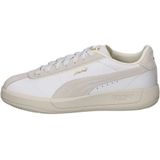 PUMA Club Klassika Sneakers - Wit/Goud - Synthetisch Materiaal