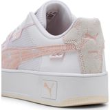 PUMA - Carina Street - Sneakers - Roze/Wit - Synthetisch Bovenwerk