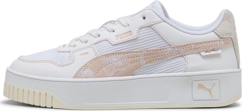 PUMA - Carina Street - Sneakers - Roze/Wit - Synthetisch Bovenwerk