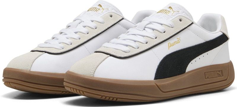 PUMA Club Klassika Sneakers - Zwart/Wit - Synthetisch - Dames