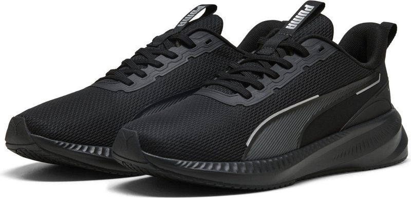 PUMA - Flyer Lite 3 - Hardloopschoenen - Zwart/Zilver - Gerecycled Materiaal