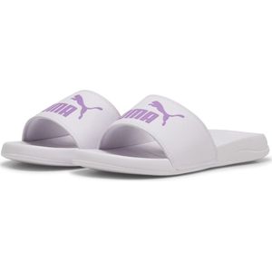 PUMA - Popcat 20 - Slide Sandaal - Lila Frost-Wild Berry - Gevoerde Synthetische Band