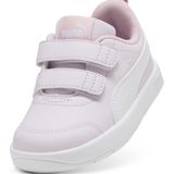 PUMA - Courtflex V3 - Sneakers - Lichtroze/Wit - Leer
