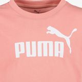PUMA ESS No 1 Logo Tee G Meisjes sportshirt - Pink Fruit