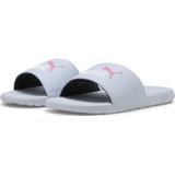 Puma - Cool Cat 2.0 - Badslippers - Grijs/Wit/Roze - Synthetisch Leer