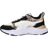 PUMA - Cassia Snake Chic Sneakers - Zwart/Grijs - Synthetisch - Rubberzool